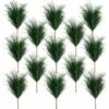 Paquet De 60 Branches D'aiguille De Pin Vert Faux Petites Tiges De Branche De Pin Pour La Décoration De Guirlande De Noël Maison Vacances Jardin -Lemax Decor Magasin 97737679 1
