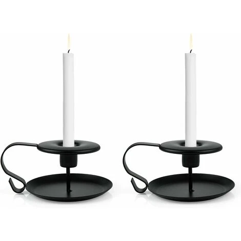 2 Pièces Bougeoirs Détenteur, Bougeoir Long Avec Poignée Et Plateau, Pour Saint Valentin De Noël Halloween Mariage Cérémonie Anniversaire, Noir 3 2 Pièces Bougeoirs Détenteur, Bougeoir Long Avec Poignée Et Plateau, Pour Saint Valentin De Noël Halloween Mariage Cérémonie Anniversaire, Noir