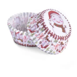 4Pièces Caisses à Muffins En Papier De Noël Moules à Muffins Cupcakes En Papier Cupcake Wrappers Cupcake Liners Pour Fête De Noël Anniversaire Party Mariage